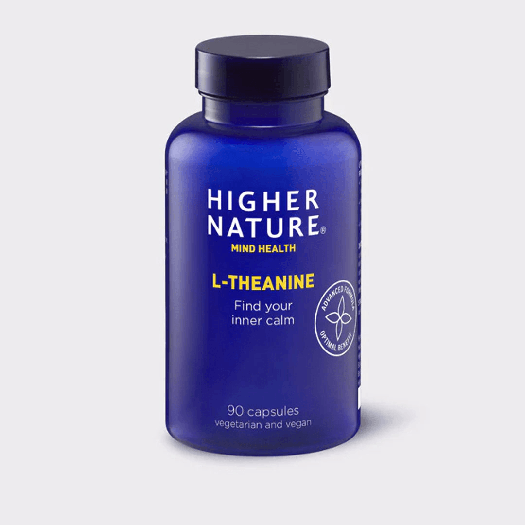 HIGHER NATURE MIND HEALTH L THEANINE 100MG CAPSULES 90'S