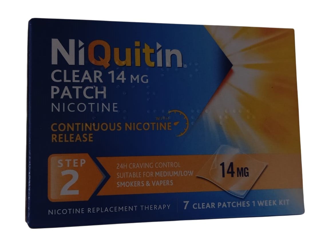 NIQUITIN 14MG STEP 2 PATCHES 7S