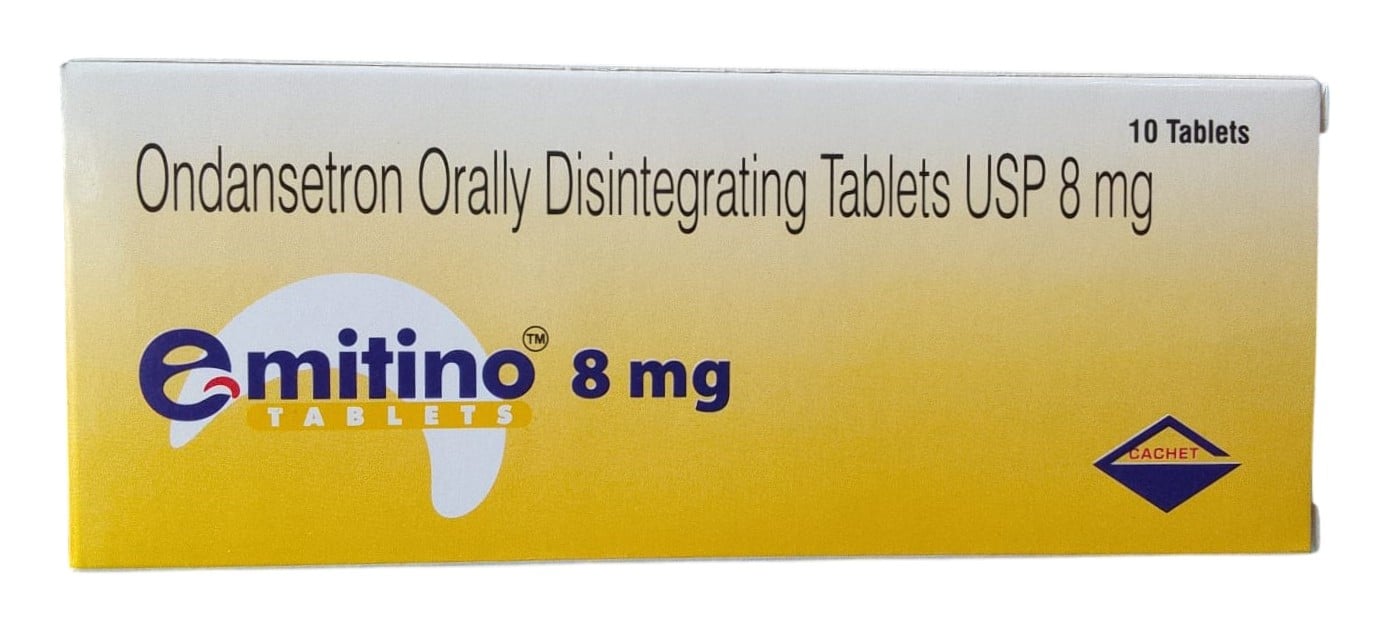 EMITINO 8MG TABS 10'S