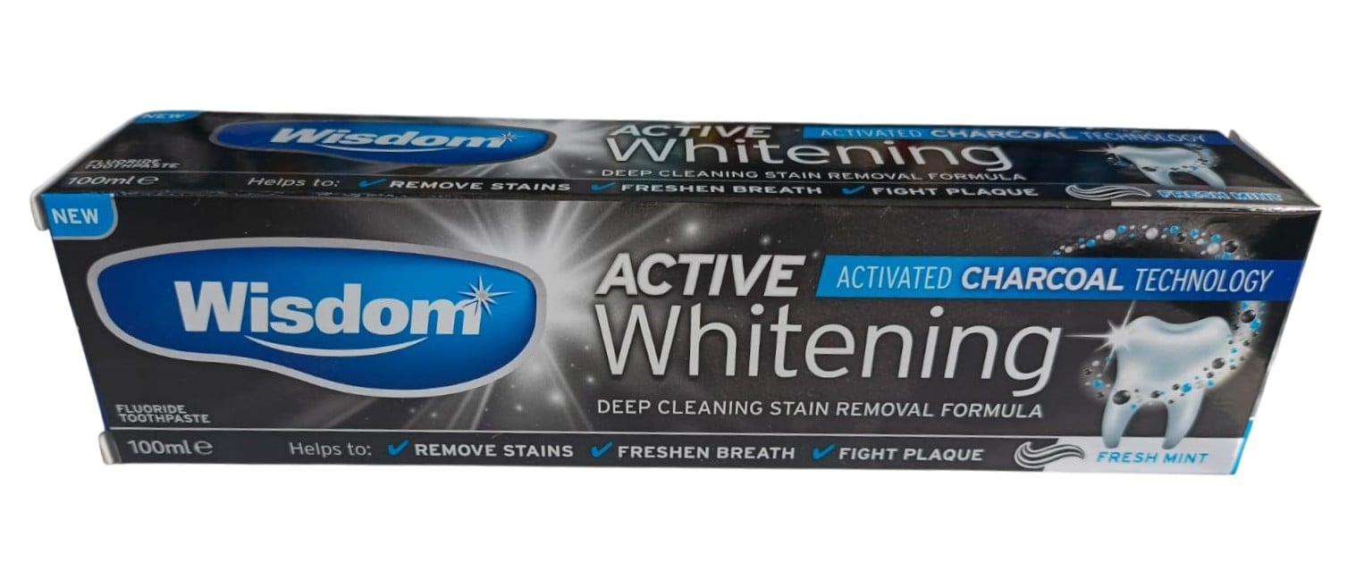 WISDOM CHARCOAL T/P 100ML