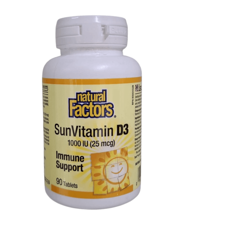 NATURAL FACTORS VIT D3 1000IU 90S