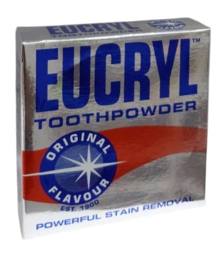 EUCRYL TOOTHPOWDER POWERFUL STAIN REMOVAL