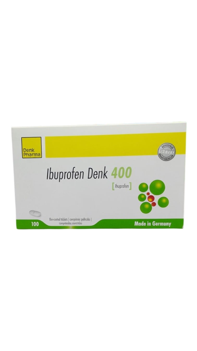 IBUPROFEN DENK 400 (IBUPROFEN) 100S