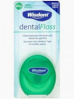 WISDOM DENTAL FLOSS MIXED WAXED M 100ML