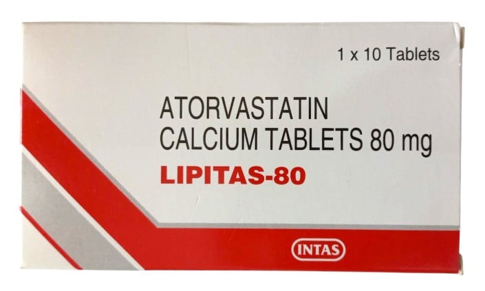 LIPITAS 80MG 10's