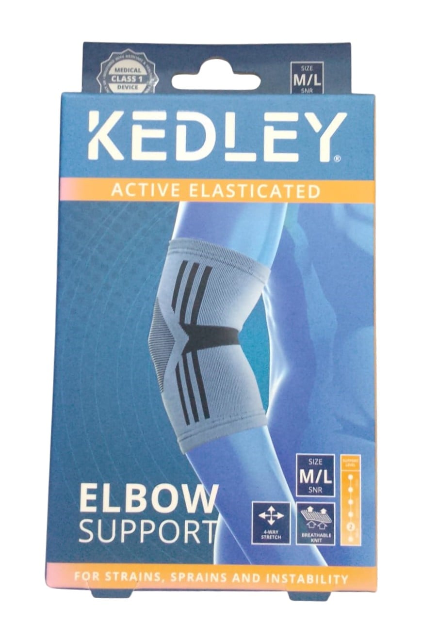 KEDLEY ELASTICATED ELBOW SUPPORT M/L