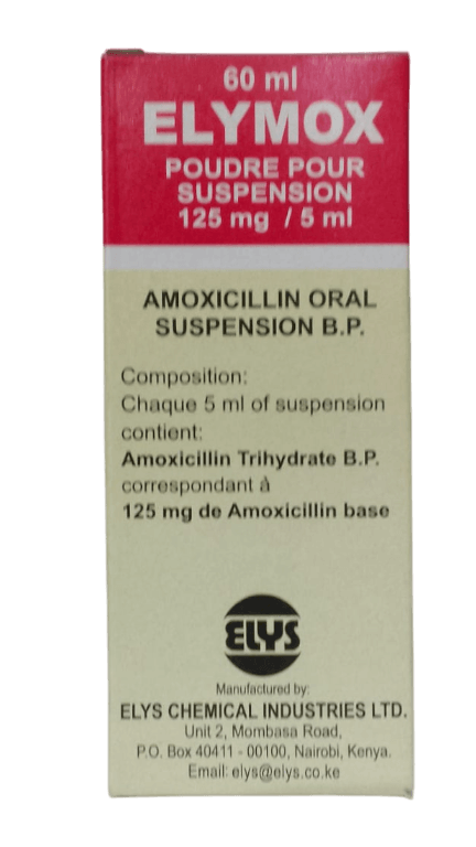 ELYMOX 125MG/5ML SYRUP 60ML