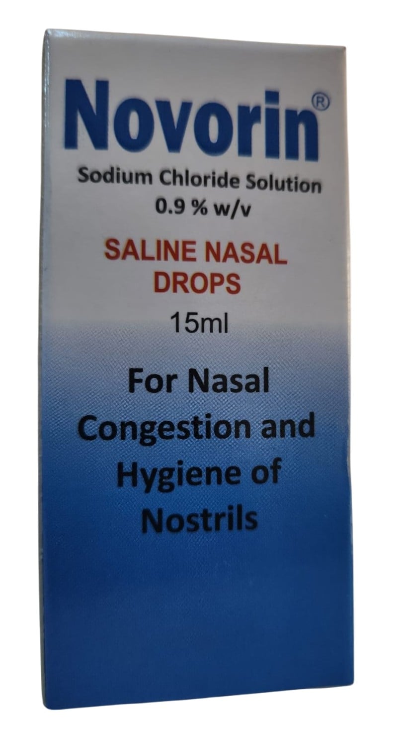 NOVORIN SALINE NASAL DROPS 15ML
