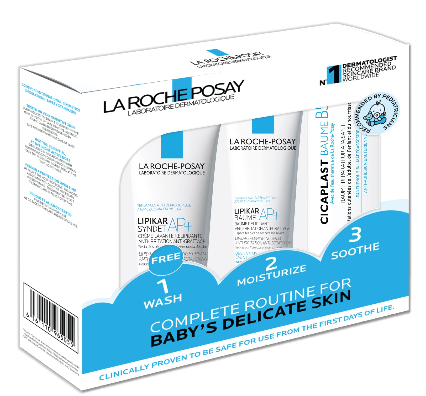 LA-ROCHE BABY KIT COMPLETE ROUTINE FOR BABY 3S DELICATE SKIN
