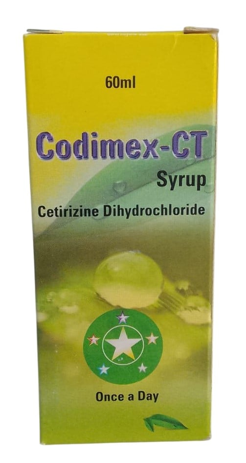 CODIMEX CT SYR 60ML (CETRIZINE)
