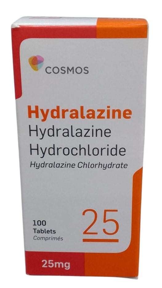 HYDRALAZINE TABS 25MG 100S
