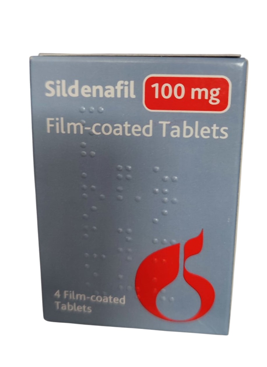 SILDENAFIL 100MG UK 4'S