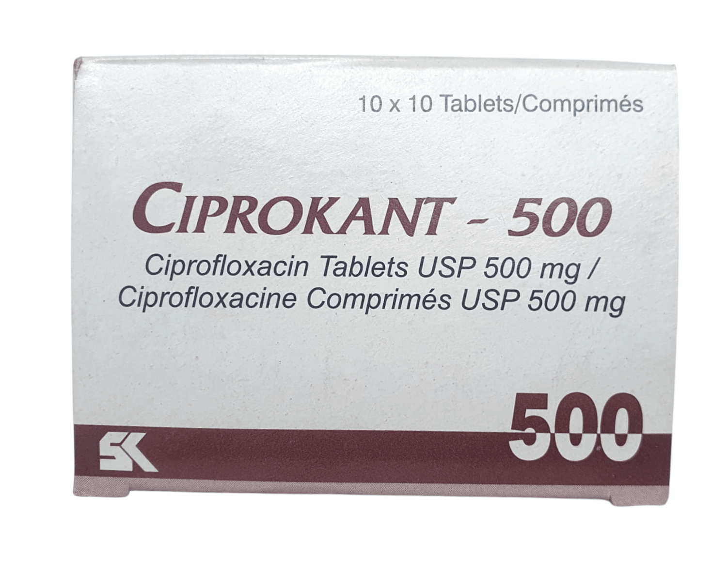CIPROFLOXACIN TABS 500MG 100'S