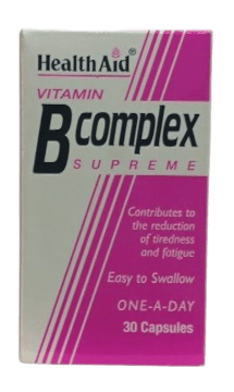 HEALTH AID VITAMIN B COMPLEX CAPSULES 30'S