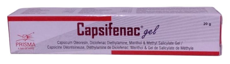 Capsifenac gel 20gm
