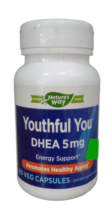 NATURES WAY YOUTHFULL YOU DHEA 5MG CAPS 60s