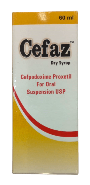 CEFAZ (CEFPODOXIME) 50MG/5ML SYRUP 60ML