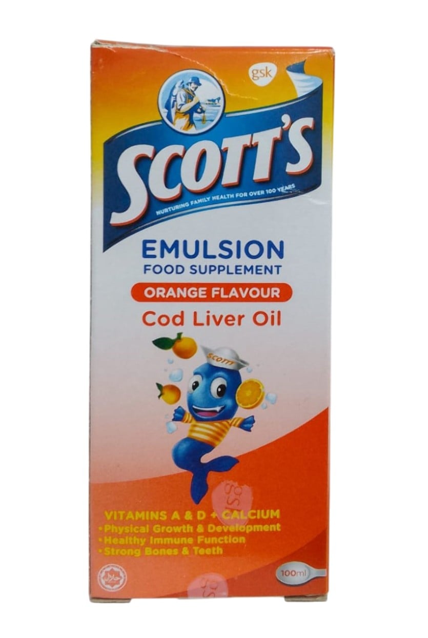 Scott's Orange Emulsion Cod Liver Oil, 200 ml