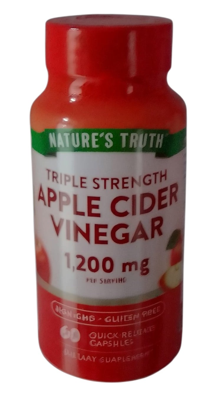 NATURES TRUTH APPLE CIDER VINEGAR 1200MG 60'S