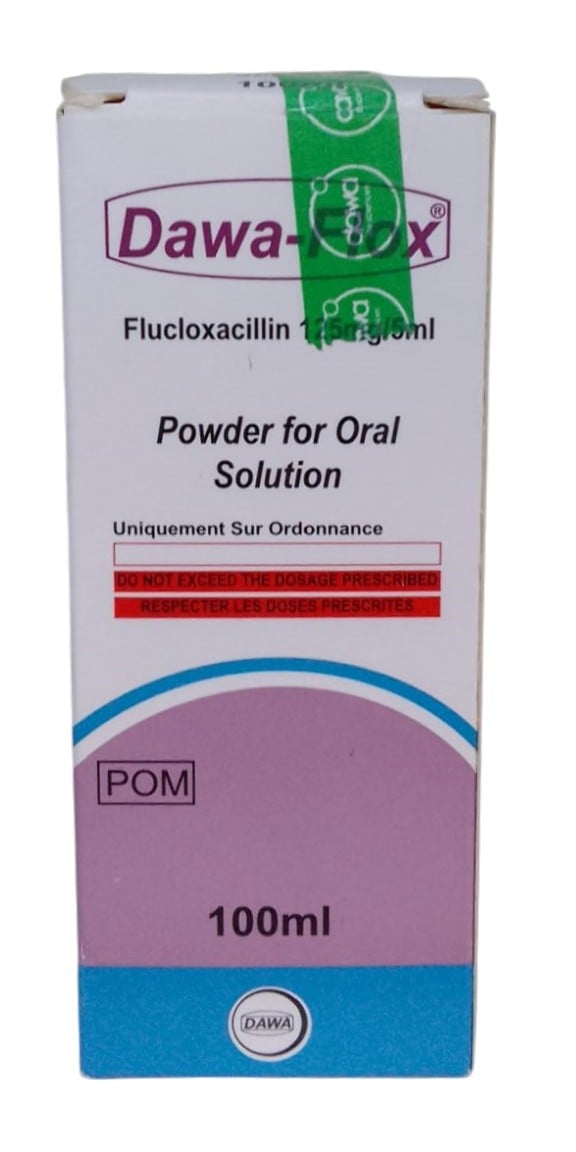 FLUCLOXACILLIN 125MG/5ML POWDER 100ML