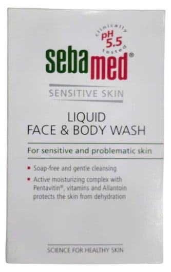 SEBAMED FACE & BODY LIQUID WASH 200ML