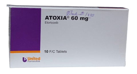 ATOXIA (ETORICOXIB) 60MG TABLETS 10'S
