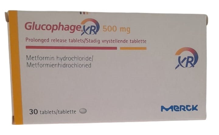 GLUCOPHAGE XR 500MG 30'S