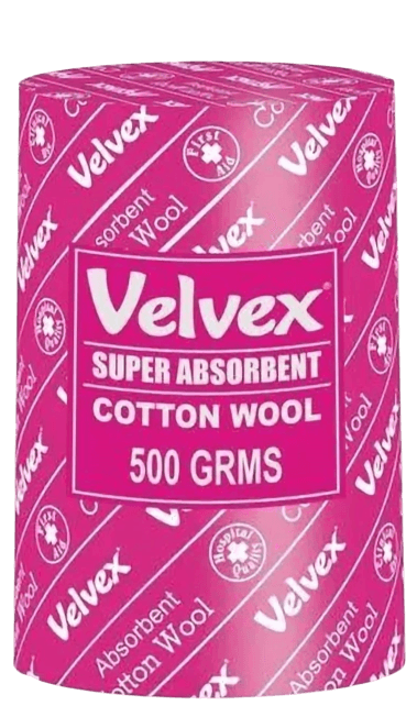 VELVEX COTTON WOOL 500GMS