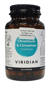 VIRIDIAN CHROMIUM+CINAMON CAPSULES 60'S