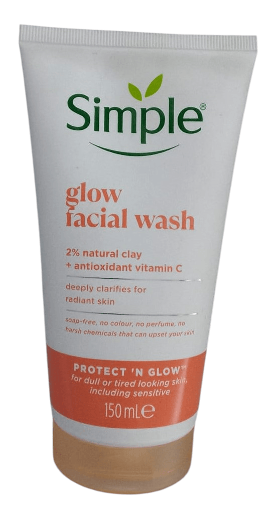 SIMPLE PROTECT N GLOW CLAY FACIAL WASH