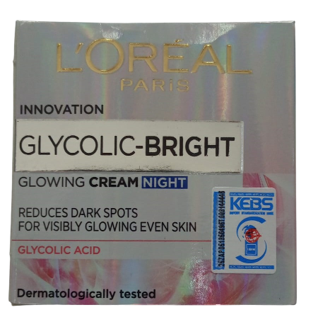 LOREAL GLYCOLIC BRIGHT NIGHT CREAM 50ML