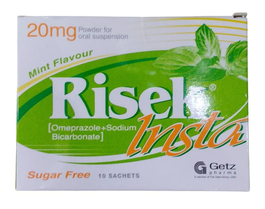 RISEK INSTA SATCHETS 20MG 10'S