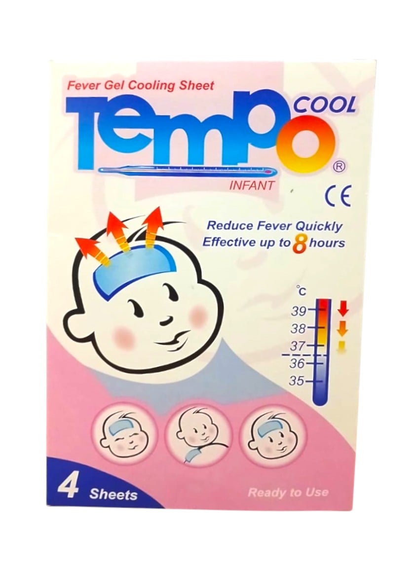TEMPO COOL FEVER GEL COOLING SHEET CHILDREN  1+Y RS