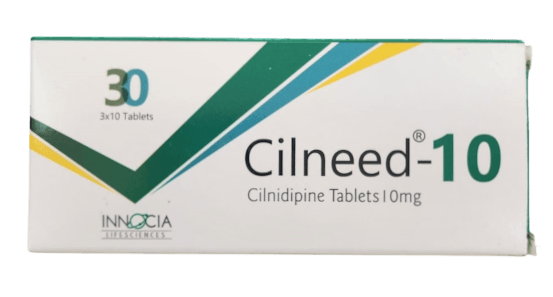 CILNEED (CILNIDIPINE) 10MG TABLETS 30'S