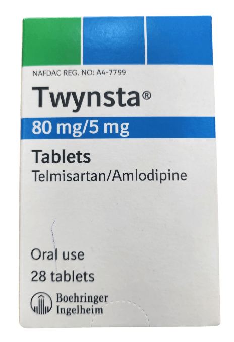 TWYNSTA 80MG/5MG TABLETS 28'S