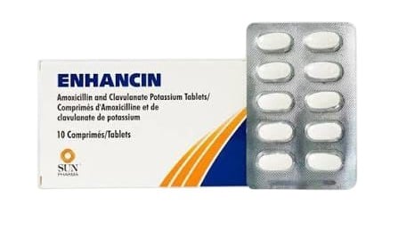 ENHANCIN 625MG (AMOXICLAV) TABLETS 10'S