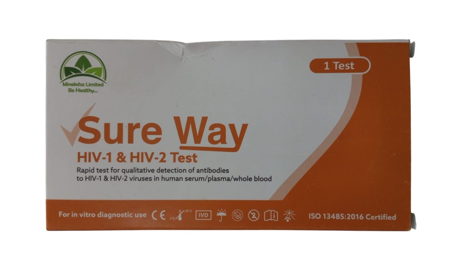 SURE WAY HIV 1 & HIV 2 TEST KIT