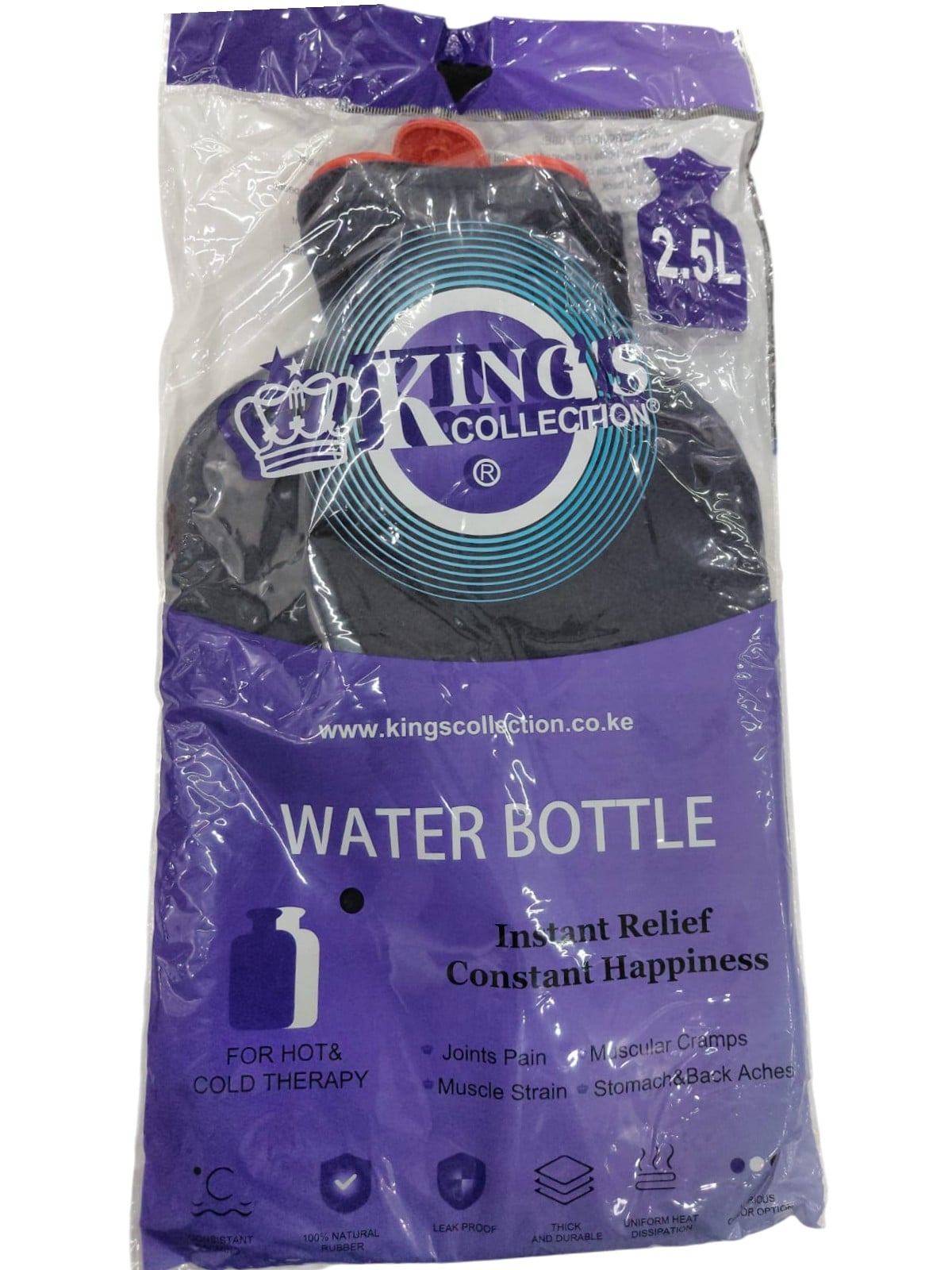 HOT WATER BOTTLE WITH COVER