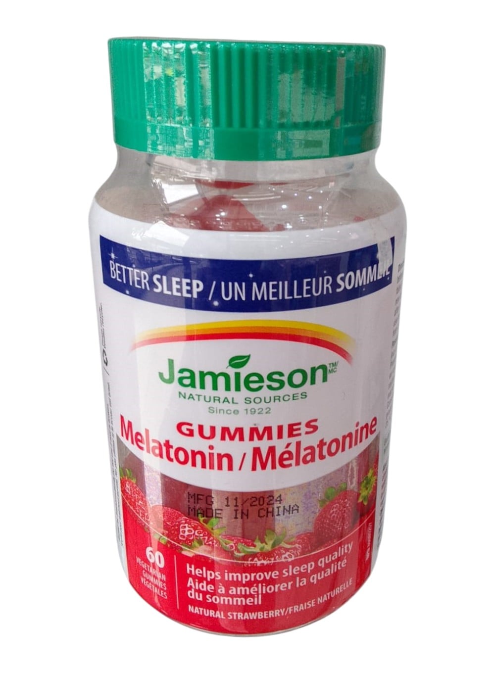 JAMIESON NATURAL SOURCES MELATONIN MELATONINE 60 TABS