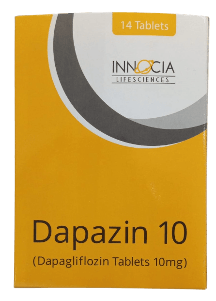 DAPAZIN 10MG (DAPAGLIFLOZIN) TABLETS 14'S