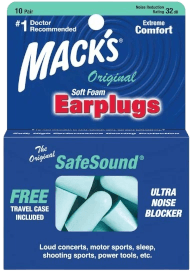 MACKS ORIGINAL EARPLUGS (ultranoise blocker) #9-32