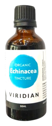 VIRIDIAN ORGANIC ECHINACEA TINCTURE 50ML