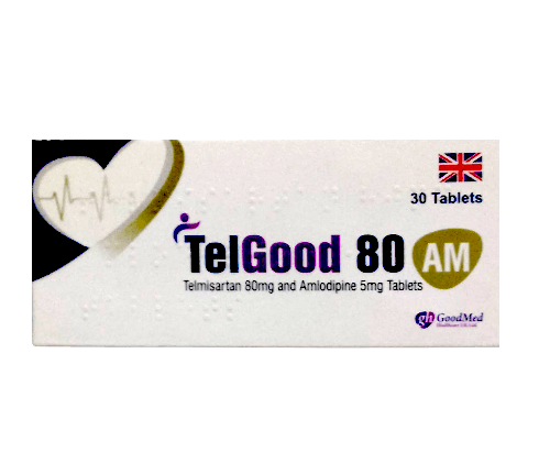 TELGOOD 80AM 80MG/5MG TABLETS 30'S