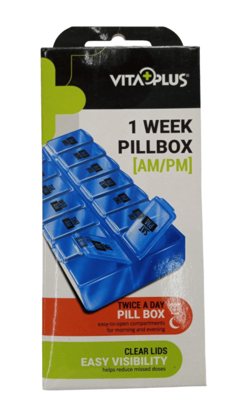 VITA PLUS VP64011 1 WEEK PILLBOX AM/PM