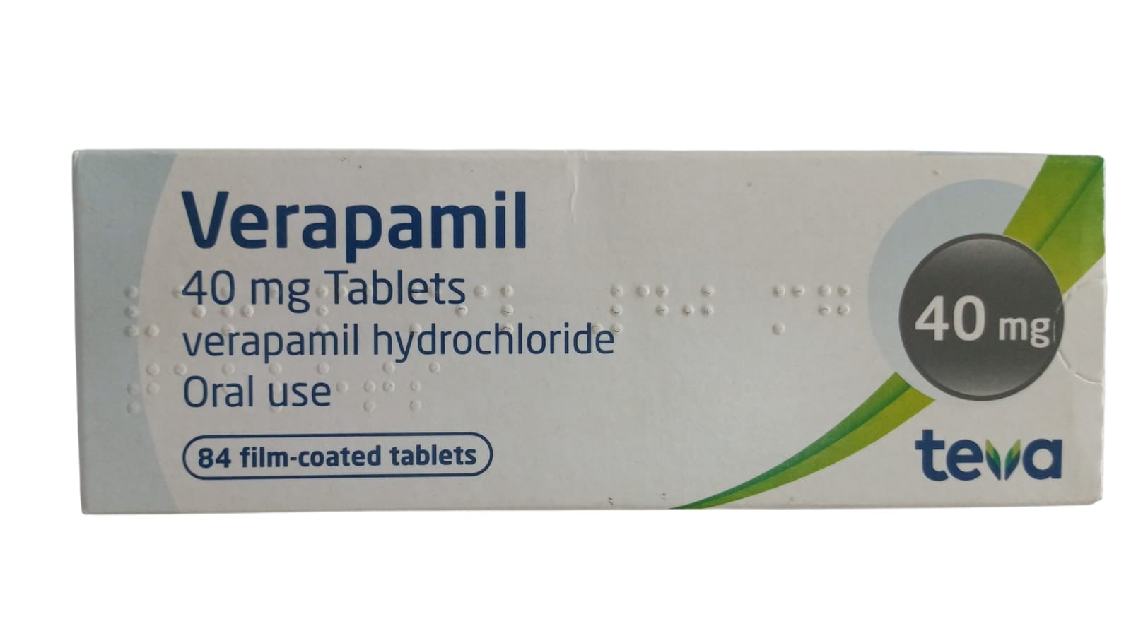 VERAPAMIL 40MG TABLETS 84'S UK