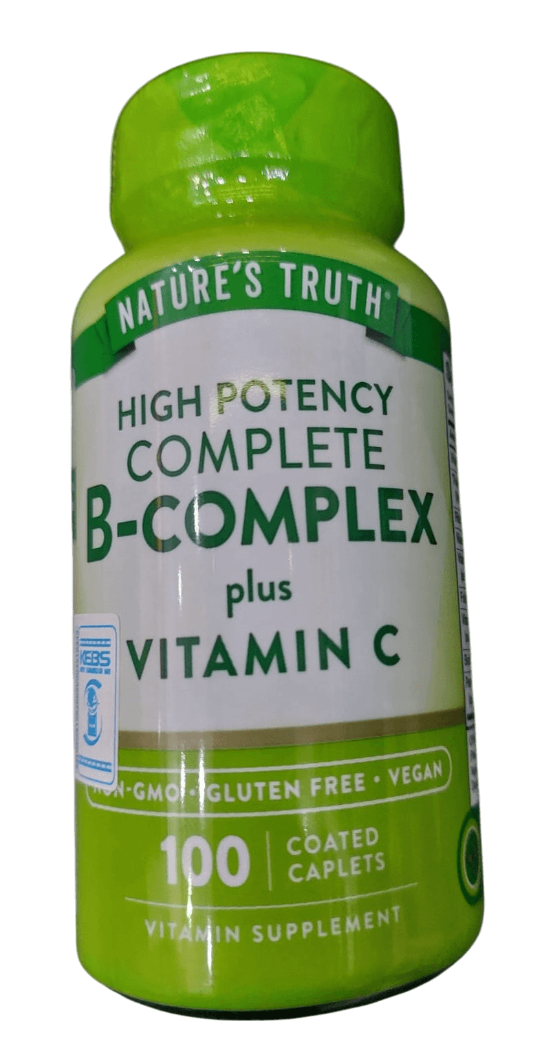 NATURES TRUTH VITAMIN B COMPLEX +VITAMIN C 100S