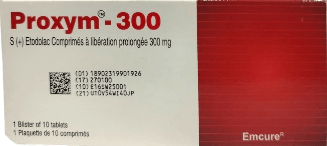 PROXYM 300MG TABS 10'S