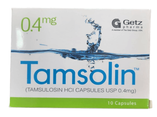 TAMSOLIN 0.4MG CAPSULES 10'S