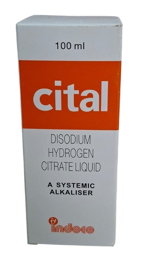 INDECO CITAL SYRUP SYSTEMIC ALKALISER, 100ML