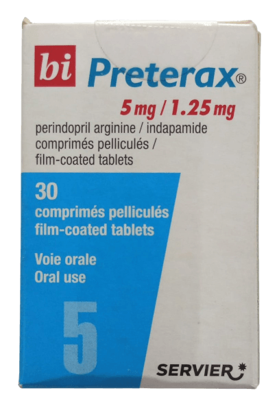 BIPRETERAX 5MG/1.25MG TABLETS 30'S
